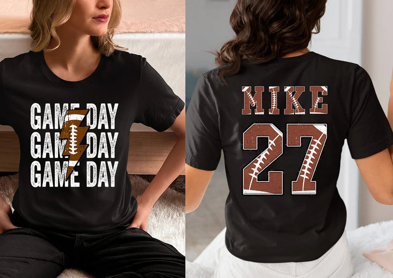 Personalized Football Game Day Shirt