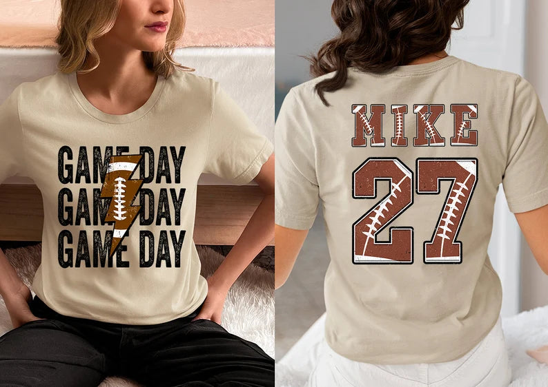 Personalized Football Game Day Shirt