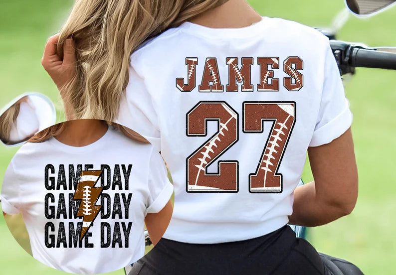 Personalized Football Game Day Shirt