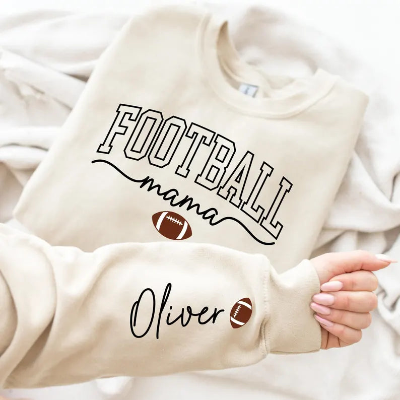 personalized football mama