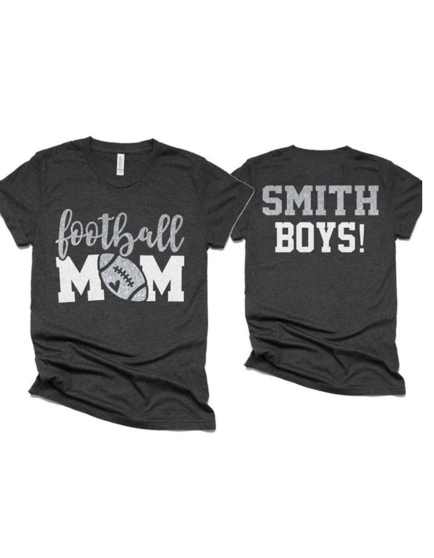 Football mom Glitter Shirt